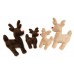 Holiday Ruff n Tuff Reindeer Dog Toy by West Paw Design